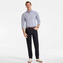 Men's No Iron Supima Cotton Pinpoint Buttondown Collar Dress Shirt