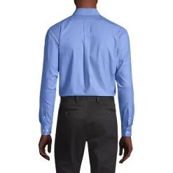 Men's No Iron Supima Cotton Pinpoint Buttondown Collar Dress Shirt