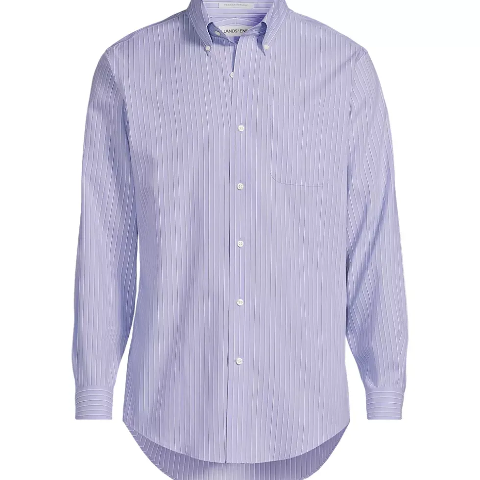 Men's No Iron Supima Cotton Pinpoint Buttondown Collar Dress Shirt