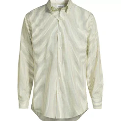 Men's No Iron Supima Cotton Pinpoint Buttondown Collar Dress Shirt