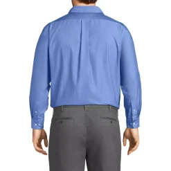 Men's No Iron Supima Cotton Pinpoint Buttondown Collar Dress Shirt