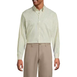 Men's No Iron Supima Cotton Pinpoint Buttondown Collar Dress Shirt