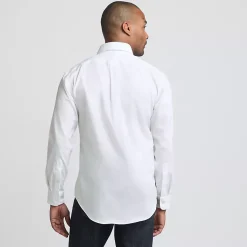 Men's No Iron Supima Cotton Pinpoint Buttondown Collar Dress Shirt