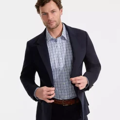 Men's No Iron Supima Cotton Pinpoint Straight Collar Dress Shirt