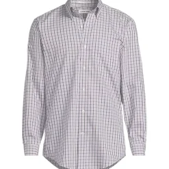 Men's No Iron Supima Cotton Pinpoint Buttondown Collar Dress Shirt