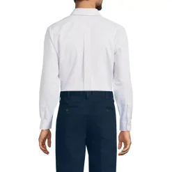 Men's No Iron Supima Cotton Pinpoint Buttondown Collar Dress Shirt