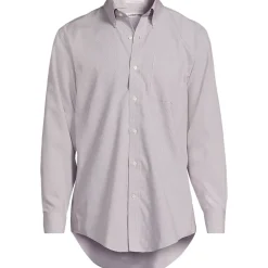 Men's No Iron Supima Cotton Pinpoint Buttondown Collar Dress Shirt