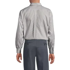 Men's No Iron Supima Cotton Pinpoint Buttondown Collar Dress Shirt
