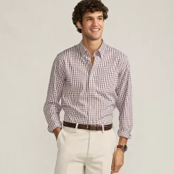 Men's No Iron Supima Cotton Pinpoint Buttondown Collar Dress Shirt