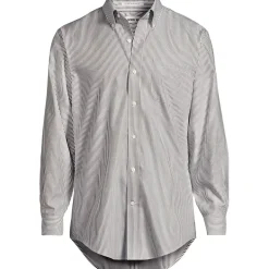 Men's No Iron Supima Cotton Pinpoint Buttondown Collar Dress Shirt