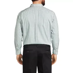 Men's No Iron Supima Cotton Pinpoint Buttondown Collar Dress Shirt