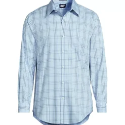 Men's No Iron Supima Cotton Pinpoint Buttondown Collar Dress Shirt