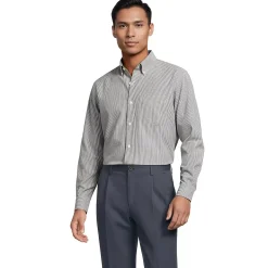 Men's No Iron Supima Cotton Pinpoint Buttondown Collar Dress Shirt