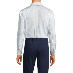 Men's No Iron Supima Cotton Pinpoint Buttondown Collar Dress Shirt