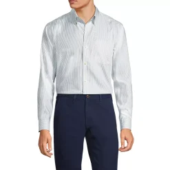 Men's No Iron Supima Cotton Pinpoint Buttondown Collar Dress Shirt