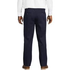 Men's No Iron Traditional Fit Plain Front Chino Pant
