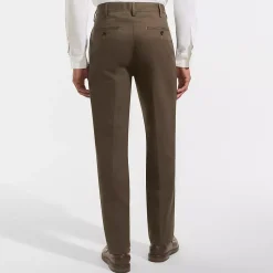 Men's No Iron Traditional Fit Plain Front Chino Pant