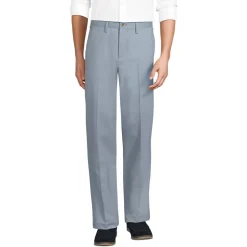 Men's No Iron Traditional Fit Plain Front Chino Pant