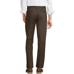 Men's No Iron Traditional Fit Plain Front Chino Pant