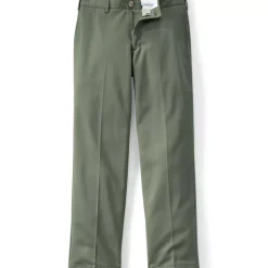Men's No Iron Traditional Fit Plain Front Chino Pant