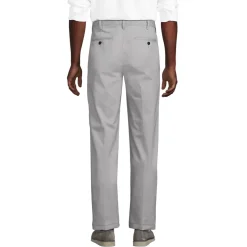 Men's No Iron Traditional Fit Plain Front Chino Pant