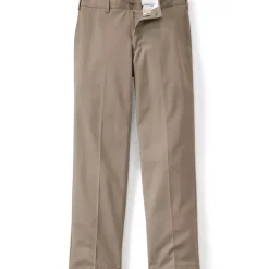 Men's No Iron Traditional Fit Plain Front Chino Pant