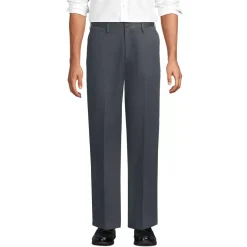 Men's No Iron Traditional Fit Plain Front Chino Pant