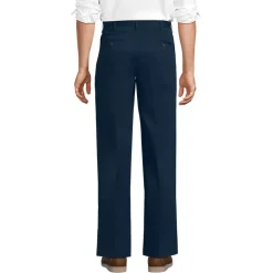 Men's No Iron Traditional Fit Plain Front Chino Pant