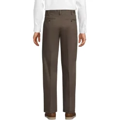 Men's No Iron Traditional Fit Pleated Front Chino Pant