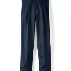 Men's No Iron Traditional Fit Pleated Front Chino Pant