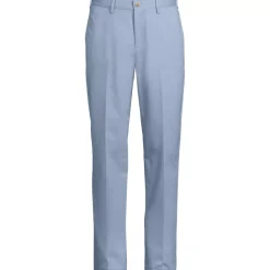 Men's No Iron Traditional Fit Plain Front Chino Pant
