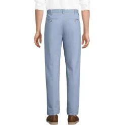 Men's No Iron Traditional Fit Plain Front Chino Pant