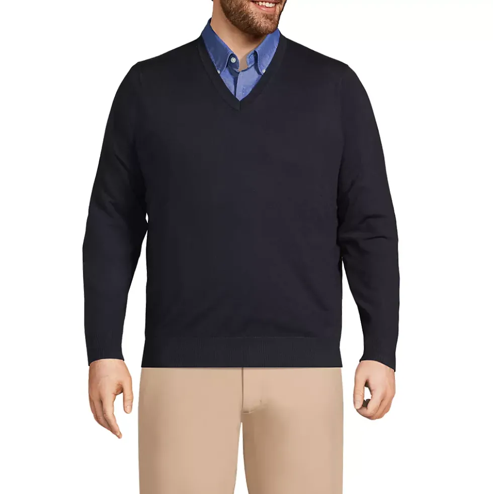 Men's Performance V-neck Sweater