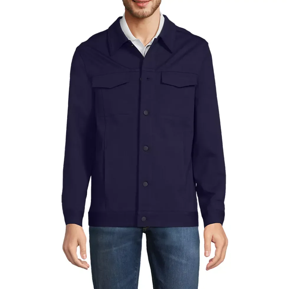 Men's Ponte Shirt Jacket