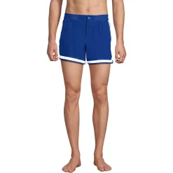 Men's 5" Quick Dry Striped Pull on Board Short