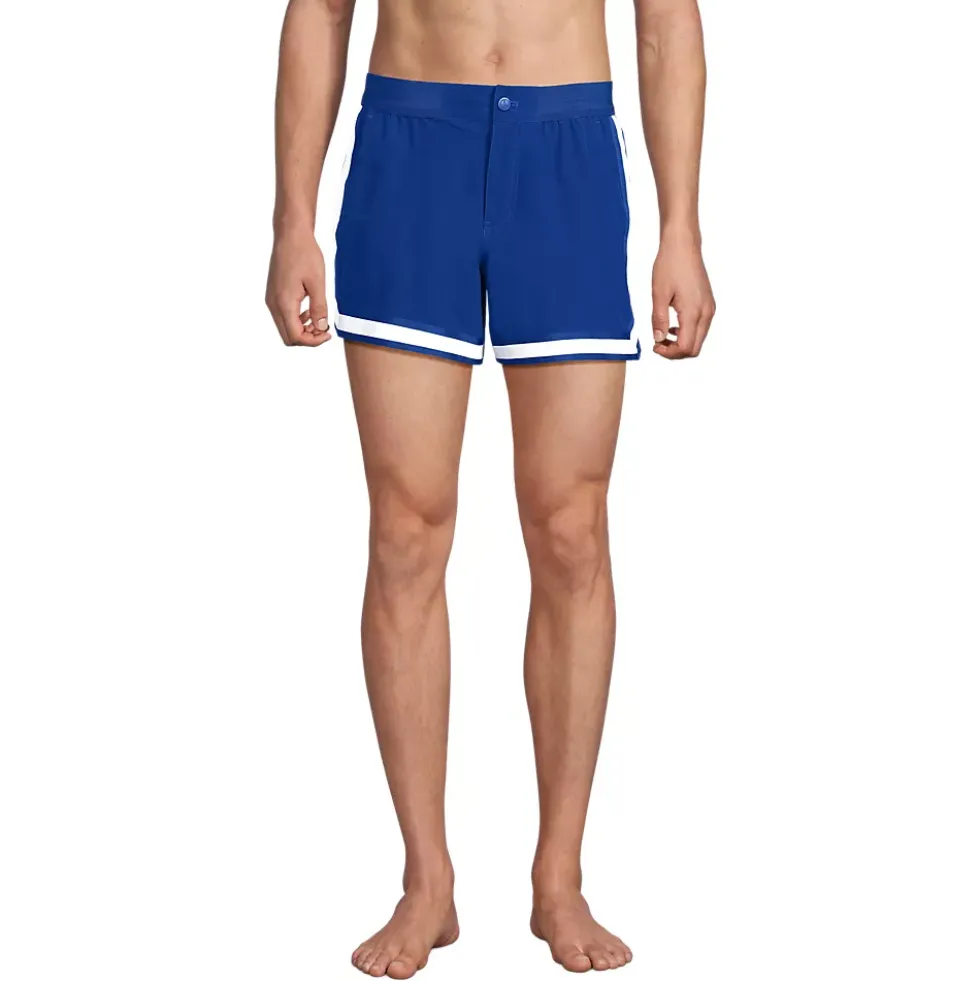 Men's 5" Quick Dry Striped Pull on Board Short