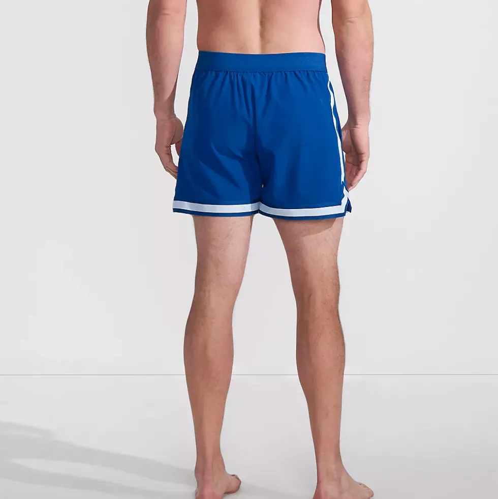 Men's 5" Quick Dry Striped Pull on Board Short