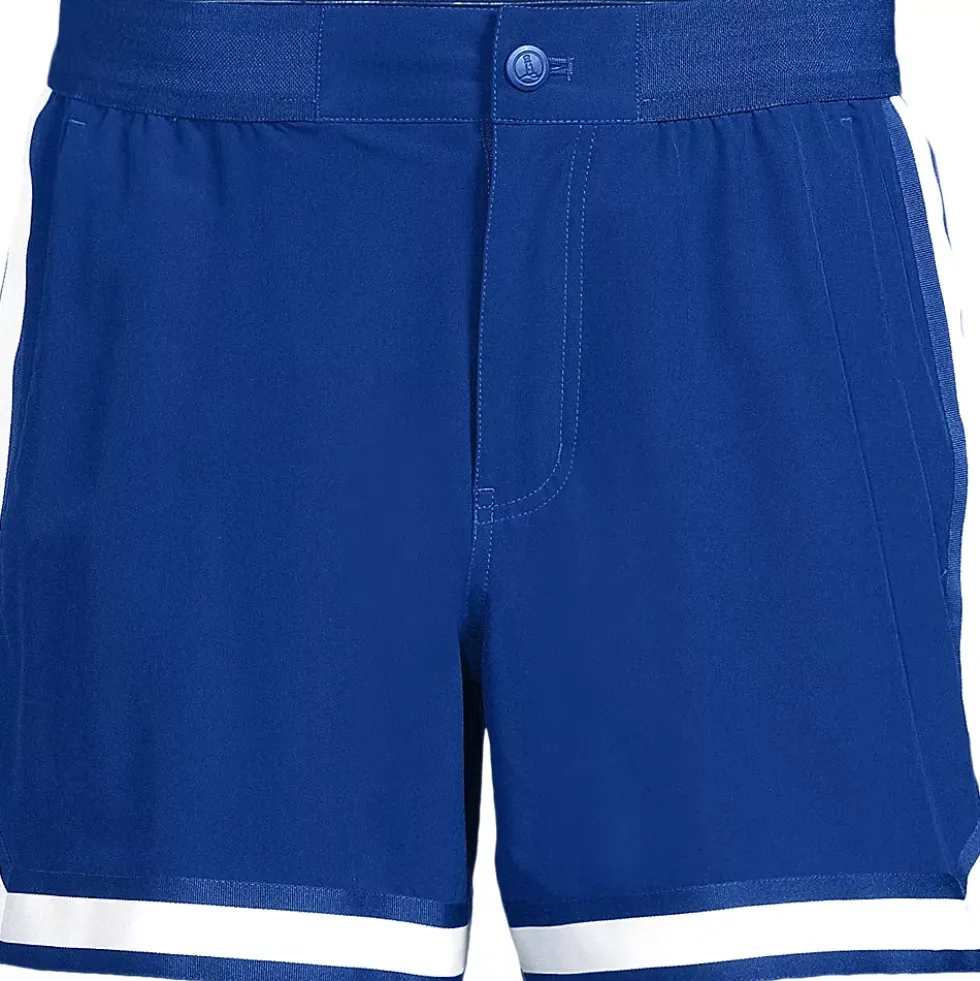Men's 5" Quick Dry Striped Pull on Board Short