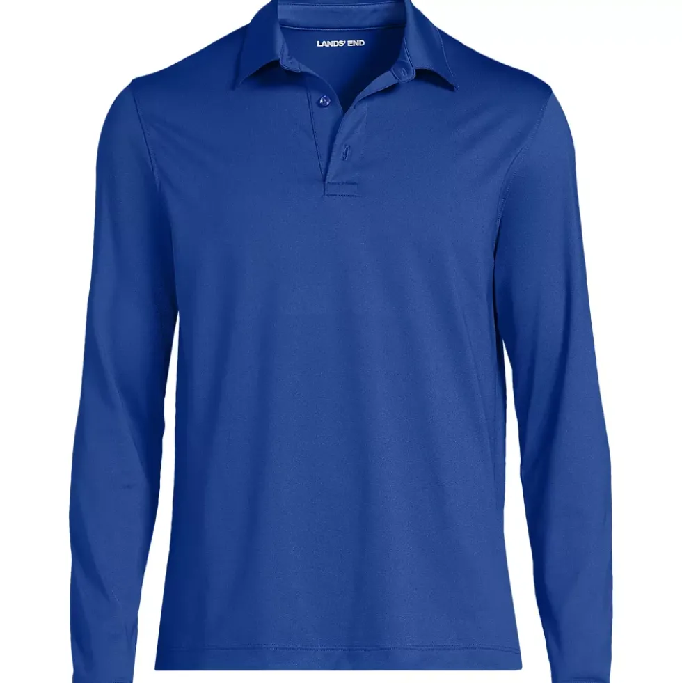 Men's Rapid Dry Long Sleeve Modern Fit Polo