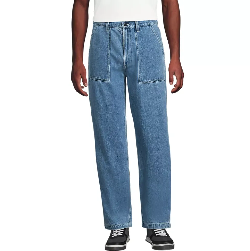 Men's Relaxed Denim Utility Pant