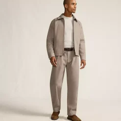Men's Relaxed Fit Pleated Dress Pants