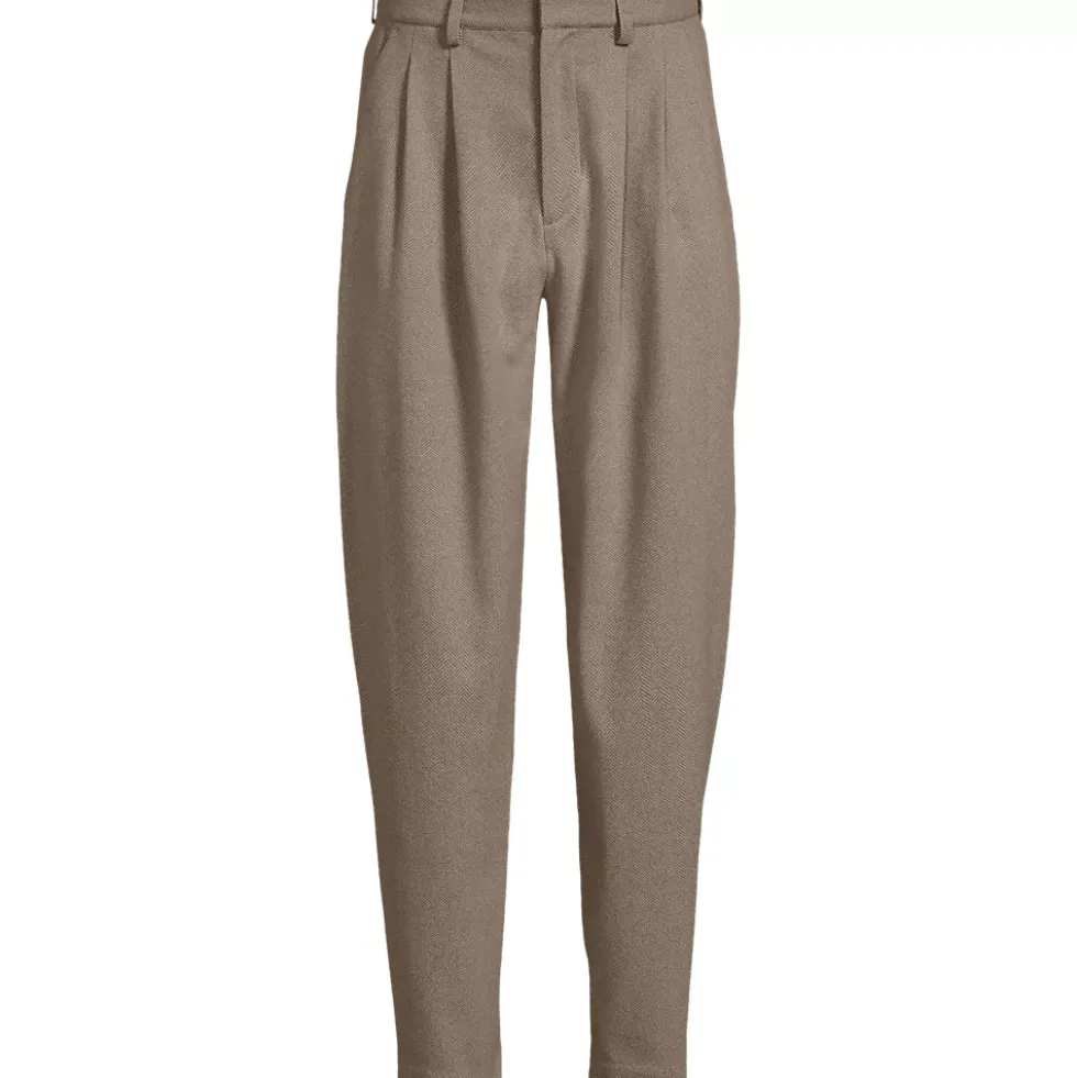 Men's Relaxed Fit Pleated Dress Pants