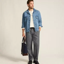 Men's Relaxed Fit Pleated Dress Pants