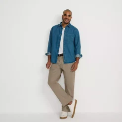 Men's Relaxed Fit Pleated Knockabout Chino Pants