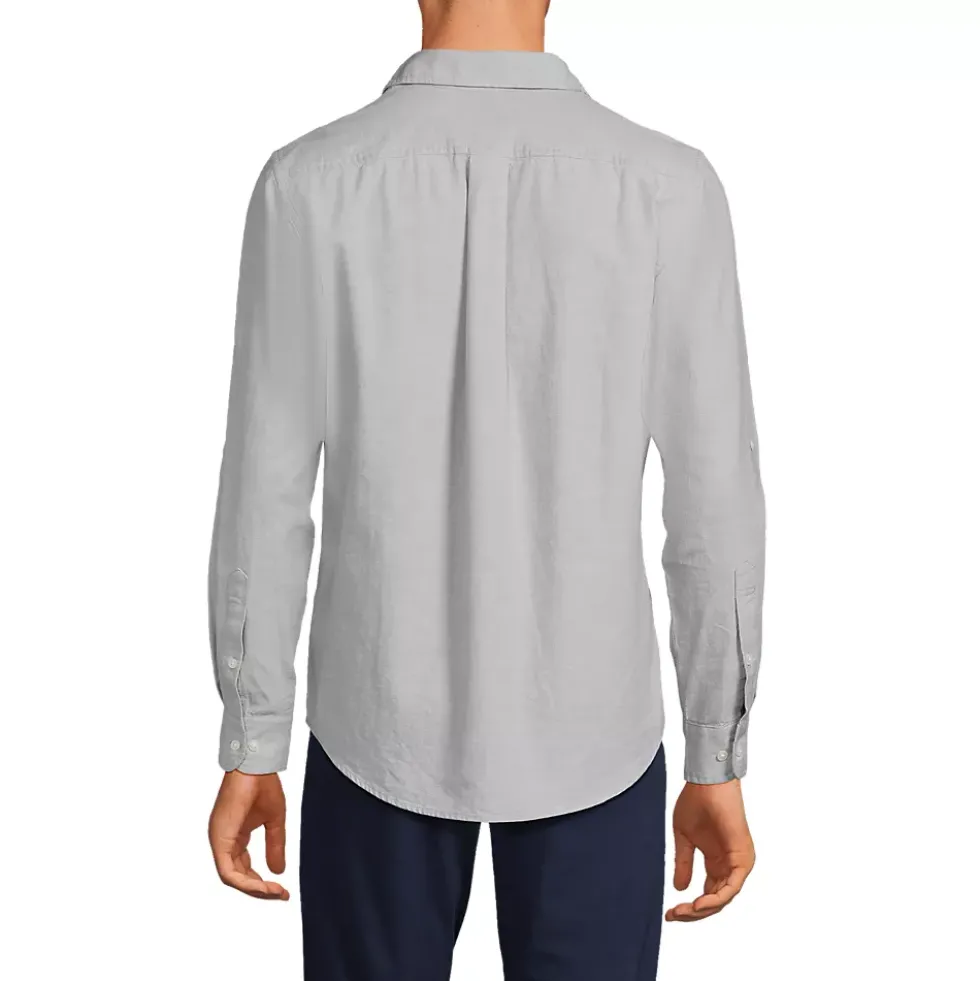 Men's Roll Sleeve Chambray Shirt