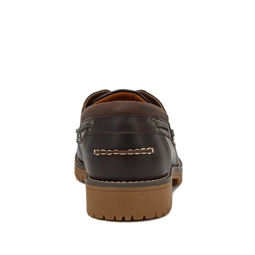 Men's Seaport Leather Lace Up Boat Shoes