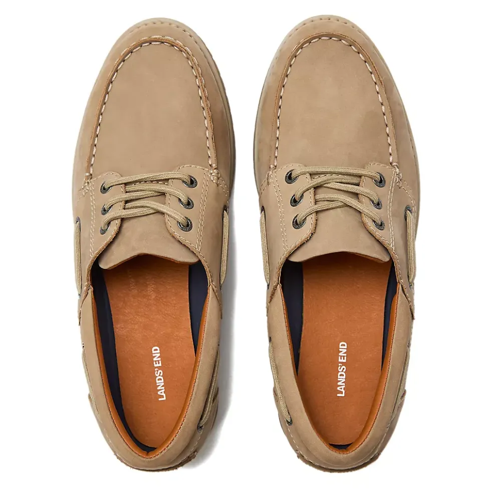 Men's Seaport Leather Lace Up Boat Shoes