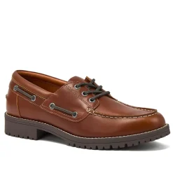Men's Seaport Leather Lace Up Boat Shoes