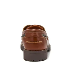 Men's Seaport Leather Lace Up Boat Shoes