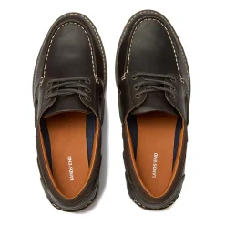 Men's Seaport Leather Lace Up Boat Shoes